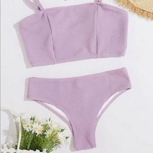 Textured Lavender Bikini size L